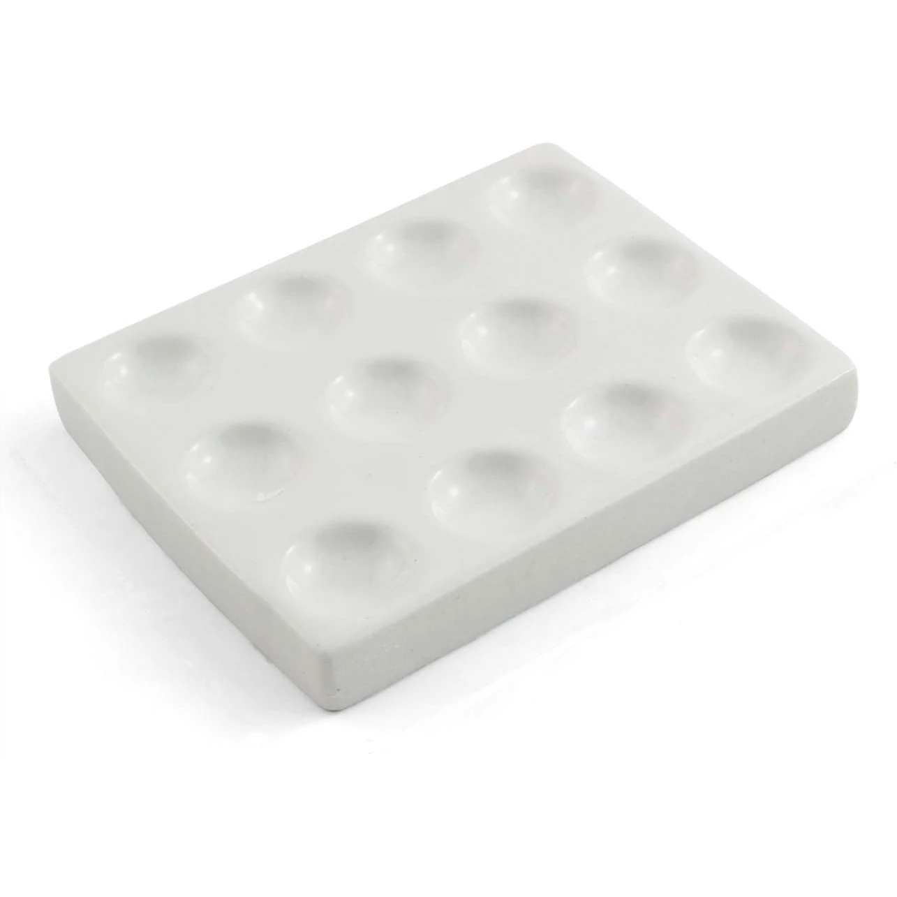 Porcelain Testing Tray — 12 Wells